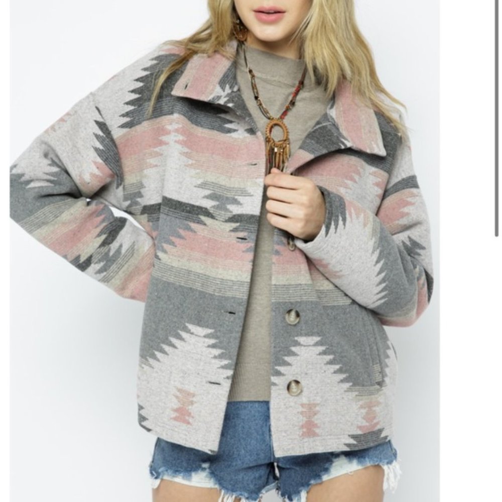 Blue B Collection Dutton Aztec Jacket - Picture 5 of 9